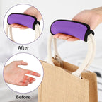 2 Pack Luggage Handle Wraps for Suitcase Bright Color Luggage Handle Covers Suitcase Tags identifiers Travel Accessories for Airplane/Flying (Purple)