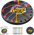 lartoys Rope Untangling Puzzle Game, Mini Travel Size Educational Strategy Board Game for Kids & Adults, Family Travel Party Games with Multi-Level Challenges, Gifts for All Ages