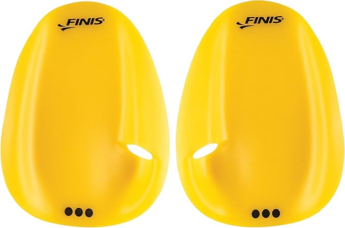 FINIS Agility Floating Swim Paddles - Strapless Design for Stroke Technique - Instant Feedback