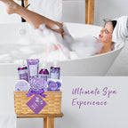 Mothers Day Gifts for Women, Bath & Shower Gifts for Women, Perfume Bath and Body Gift Basket, Skin Care Set, Spa Kit, Self-Care Set, Home Spa Gift, Relaxation Gift, Birthday, Christmas, Anniversary