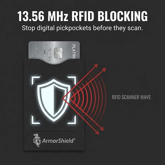 RFID Blocking Sleeves Credit Card Protectors | 100% MADE IN USA - for business professionals, global travelers, and modern minimalists, (GRAY-5PACK)