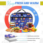 Lunch Box for Women Men & Adult, Insulated Lunch Bag, Cooler Reusable Cute Lunch Containers, Leak Proof and Waterproof Large Capacity lunch tote bags for Work, Travel, Picnic Outdoor and Beach