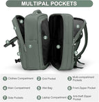 Extra Backpack For Traveling On Airplane Travel Backpack For Women Men Airline Approved Carry On Bags For Airplanes Gym Bag With Shoe Compartment Waterproof Laptop Backpack Camping Hiking Backpack