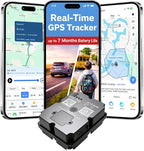 GPS Tracker for Vehichles, up to 7 Months Long Battery Life, Real Time Tracking, Unlimited Distance, Strong Magnetic,IP67 Waterproof 4G Tracker Device for Vehicles Cars Motorcycle, Subscription Needed
