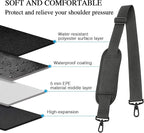 Taygeer Crossbody Strap Replacement, Universal Duffle Messenger Shoulder Bag Strap Detachable Padded Adjustable Belt with Metal Hook Clip for Briefcase Carrier Satchel Laptop Case Duffle Bag, Grey