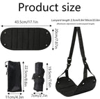1-Pack Foot Hammock for Plane Travel | Adjustable and Lightweight Portable Under Desk Foot Rest for Air Travel and Office | Essentials to Relax Your Feet
