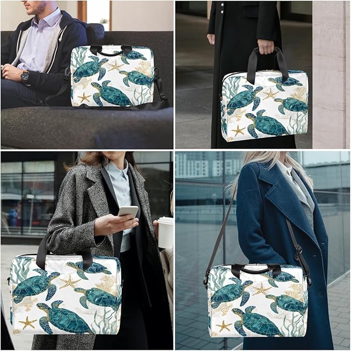 Cute Laptop Shoulder Bag for Women Men, Computer Laptop Bag Laptop Sleeve Case Laptop Satchel Briefcase Carrying Bag QA-1