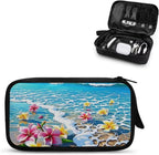 Beach Electronic Organizer Tech Accessory Pouch Electronic Accessories Carry Case Storage Bag for Cable Cord SD Card Travel Bag Cable Organizer