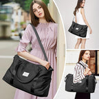 HYC00 Travel Duffel Bag,Carry-on Overnight Weekender Bags for Women,Sports Tote Gym Bag with Wet Pocket
