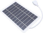 Zunate Solar Panel Power Bank with Dual USB Outputs, Monocrystalline Silicon Phone Charger for Outdoor Camping and Charging Tablets or Cameras At 9 X 16cm Size