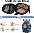 Scooter Suitcase for Kids with LED Wheels, Lightweight & Foldable Scooter Luggage for Travel