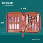 Manicure Set 11 in 1 Stainless Steel Nail Clippers for Men，Manicure Kit for Women，Nail Grooming Kit，Nail Clipper Set，Personal Care Tools