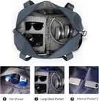 Travel Duffel Bag, Sports Tote Gym Bag, Shoulder Weekender Overnight Bag for Women