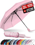 Repel Windproof Travel Umbrella - Compact & Withstands Winds up to 100MPH , Strongest Premium Auto Folding Umbrella for Rain and Sun - Durable, Light & Portable for Women & Men , Fits Backpack & Cars