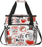 Coffee Maker Carrying Bag Compatible with K-Mini or K-Mini Plus, Single Serve Coffee Brewer Portable Storage Bag with Pockets, Storage Tote Case With Shoulder Strap