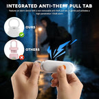 Personal Safety Alarm for Women – 135dB Loud Siren & Strobe Light, Anti-Loss Locking Pin, Rechargeable USB-C, Keychain Design, Works with Apple Find My, for Women/Kids/Seniors – Black
