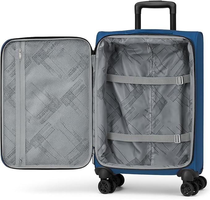 World Traveler Dejuno Jasper 28-Inch Lightweight Expandable Spinner Luggage - Navy