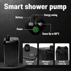 Portable Camping Shower, 6000mAh Rechargeable Shower Pump, Large Capacity Foldable Bucket, 6' 7" Filtered Shower Head, Summer Beach, Outdoor Camp Showering, Hiking, Pet Bath, RV Car Wash, Water Plant