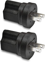 Ceptics Japan, Philippines NEMA 1-15 Travel Power Plug Adapter Accepts NEMA 5-15R - ETL Certified - Industrial Grade (IG-6-2PK)