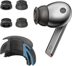 Premium Multi-Flange Eartips for Galaxy Buds3 Pro (Black, Small) – Always Fits, Never Slips