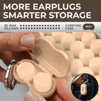 Peace&Quiet PQ Sleeping Ear Plugs Silicone - 30 Wax Moldable EarPlugs for Sleeping Noise Cancelling for Swimming, Sound Blocking Level 32 Db, (30 Silicone Earplugs), Color: Skin Tone