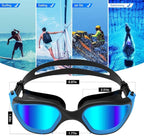 ZIONOR Swim Goggles, Upgraded G1 Polarized Swimming Goggles Anti-Fog for Adult Men Women