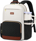 Focdod Laptop Backpack for Women Bookbag: 15.6 inch Work Backpacks with Pouch Pocket for Large Capacity Cup & USB Charger College Book Bag Travel Business Nurse Teacher Bookbags Anti-theft Back Pack