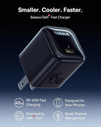 Baseus Laptop Portable Charger & 45W USB C Charger Block 2 Pack