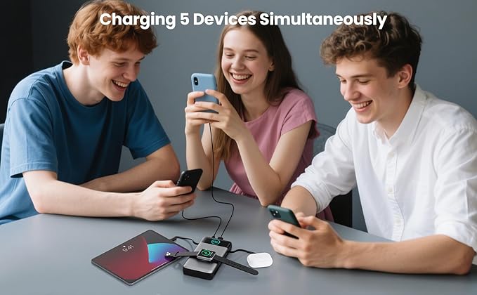 Portable Charger for iPhone with Built-in Cables and AC Wall Plug,Upgraded 40800mah Fast Charging USB C Power Bank,25W PD Travel Essentials Battery Pack for iPhone 17/16/15/14/13,Galaxy,Apple Watch