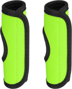 PATIKIL Luggage Handle Wrap for Suitcase, 2 Pcs Bright Color Neoprene Comfort Soft Handle Covers Luggage Identifiers for Bag Suitcase Tags Wraps Travel Accessories, Grass Green