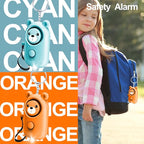 Personal Alarm 130dB Loud Safe Sound Siren, 2 Pack Self Defense Security with LED Light, Safety Alarms Keychain for Women Kids Elders Girls (Cyan+Orange)