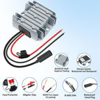 Starlink Mini Power Supply, 12V/24V to 30V 3.5A Starlink Mini 12V Adapter DC Step Up Converter with Female Plug, Compatible with Battery/RV/Yacht Off-Grid Power Solution