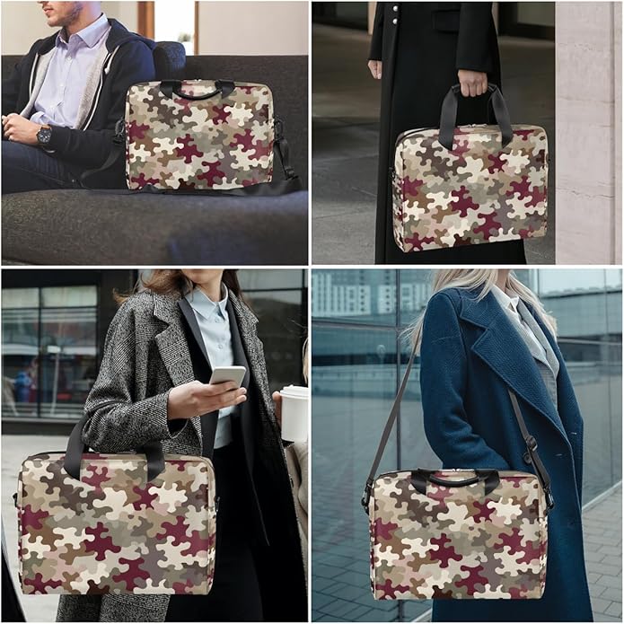 Cute Laptop Shoulder Bag for Women Men, Computer Laptop Bag Laptop Sleeve Case Laptop Satchel Briefcase Carrying Bag QA-1