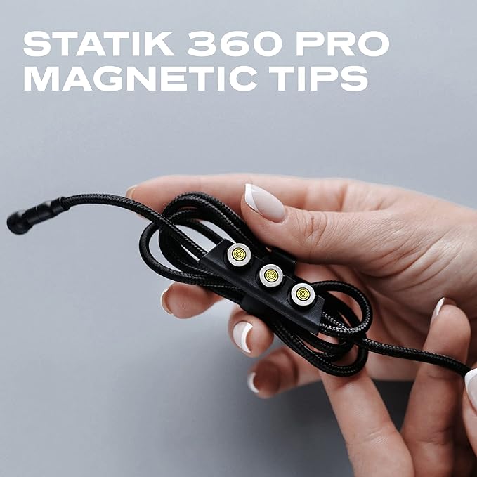 Statik 360 Pro Magnetic Connectors Tips for Fast Charging - Only Compatible with Statik360 Pro Magnet Phone Charger Cable - 3-Pack Includes i-Product Magnetic Adapter - Compatible with USB Devices