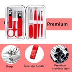 Nail Clippers for Women Manicure Kit for Women Men Manicure Set Nail Clipper Set Toenail Fingernail Travel Nail Clippers Kit Personal Care Tools with Travel Case Manicure Tools Grooming Kit Gifts
