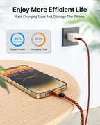 Aioneus iPhone Charger Cord 3ft 3Pack MFi Certified Lightning Cable Fast Charging Nylon Braided Phone Charger Cable Compatible with iPhone 14 13 Pro 12 Pro 11 Pro Xs Max Xr 8 7Plus SE