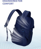 ECOHUB 17" Laptop Backpacks with Laptop Compartment Work Backpack Women Lightweight & Water Resistant Travel Backpack, Blue