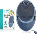 COSLUS FBS01 Facial Cleansing Brush Face Scrubber: Portable Silicone Waterproof Rechargeable Face Wash Brush, 5 Cleansing Modes, Electric Deep Cleaning for Men & Women, Removing Blackhead Exfoliating