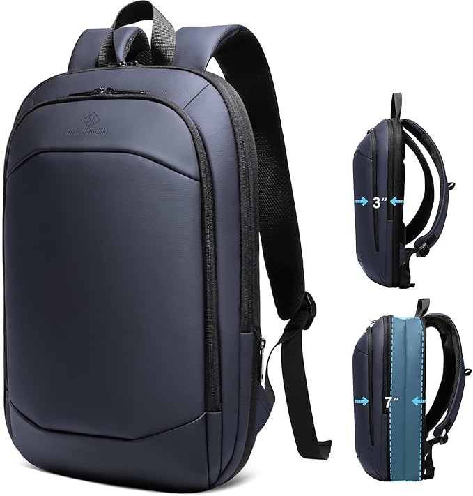 Slim Laptop Backpack for Men,Waterproof Expandable High Tech Business Work Backpack for Men and Women15.6 Inch Lightweight Anti-theft Travel Backpack Durable College Casual Daypack Computer Laptop Bag