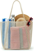 Beach Tote Bag for Women – Waterproof Mesh Tote Bag, Large Capacity Sandproof Beach Bags for Travel