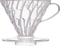 HARIO V60 Plastic Coffee Dripper, Size 02, Clear