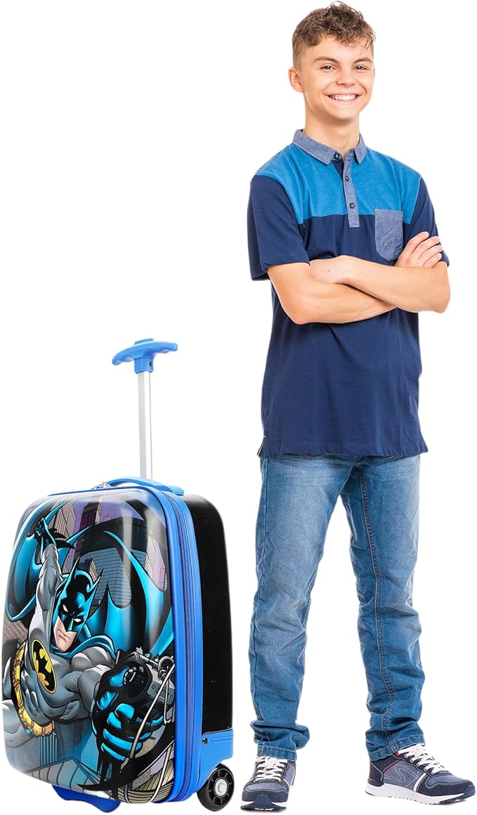 Bioworld Batman Gotham City Youth 16.5" 2-Wheel Luggage