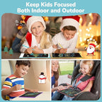 TECJOE 4 Pack LCD Writing Tablet, 8.5 Inch Colorful Drawing Board, Kids Travel Games Activity Learning Toys, Birthday Gifts for 3-8 Year Old Boys Girls Toddlers Preschooler