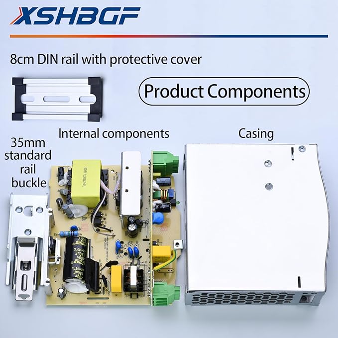 12VDC Power Supply NDR 120W DIN Rail Power Supply Switch Switching Converter DC (Input 100-240VAC Output 12VDC 50/60HZ 12V 10A)