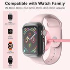 2Pack Pink for Watch Charger USB Magnetic Fast Charger Portable Compatible with Watch Ultra/SE/Series 10-1 [3.3FT]