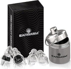 Eargasm High Fidelity Blackout Earplugs for Concerts, Festivals, Musicians, DJs, Night-Life, Motorcycle Hearing Protection - Reusable Ear Plugs for High Fidelity Noise Reduction up to 21 dB