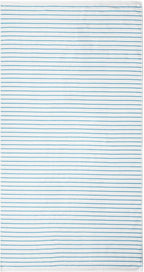 Black & White Brands Brazilian Beach/Pool/Bath Towel - Ultimate Absorbent Luxury XL 36x70 100% Cotton Wave (4 Towels, Turquoise Poly Stripe)