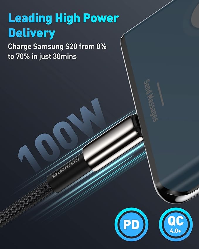 Baseus 100W USB Cable & Qi2.2 25W Magsafe Portable Charger Power Bank 10000mAh 45W