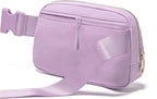 Gitus Initial Belt Bag Fanny Pack Crossbody Bag for Girls Birthday Gifts Age 8-10 Teen Girl Gifts Trend Stuff Personalized Letter Gifts for Daughter Sister (Lavender-O)