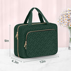 Wedama Toiletry Bag for Women, Large Cosmetic Travel Bag, Hanging Toiletry Bag for Bathroom, Thickened PVC Waterproof Travel Makeup Bag, Toiletries Bag for Travel Business Trips and Camping